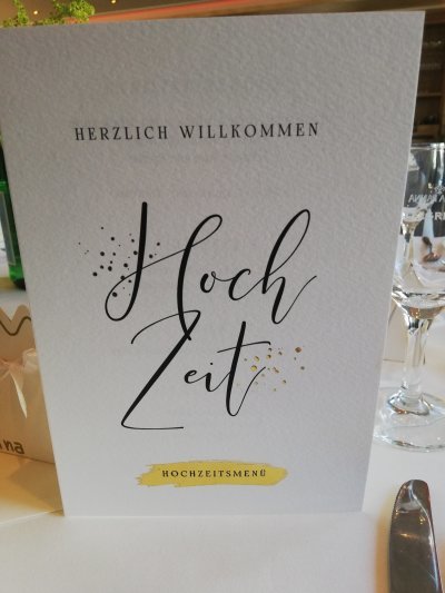 Hochzeit, Grusskarte, Papeterie
